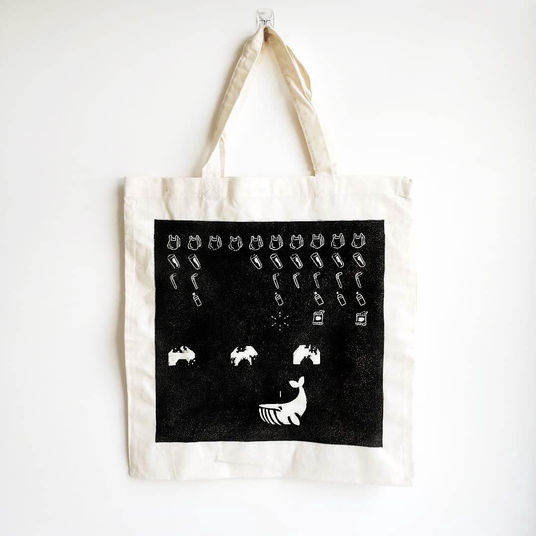 Ocean Invaders Tote Bag