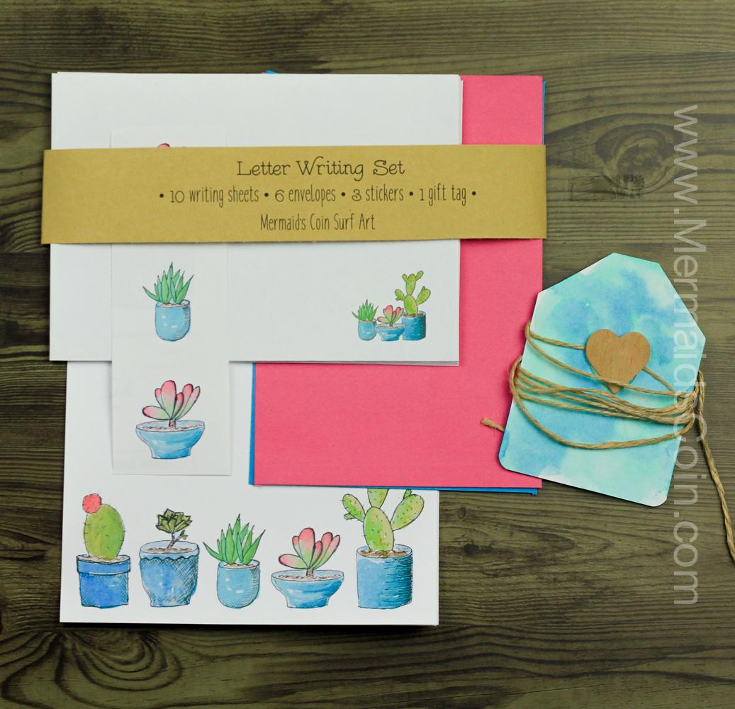 A Succulent Letter - Writing Set