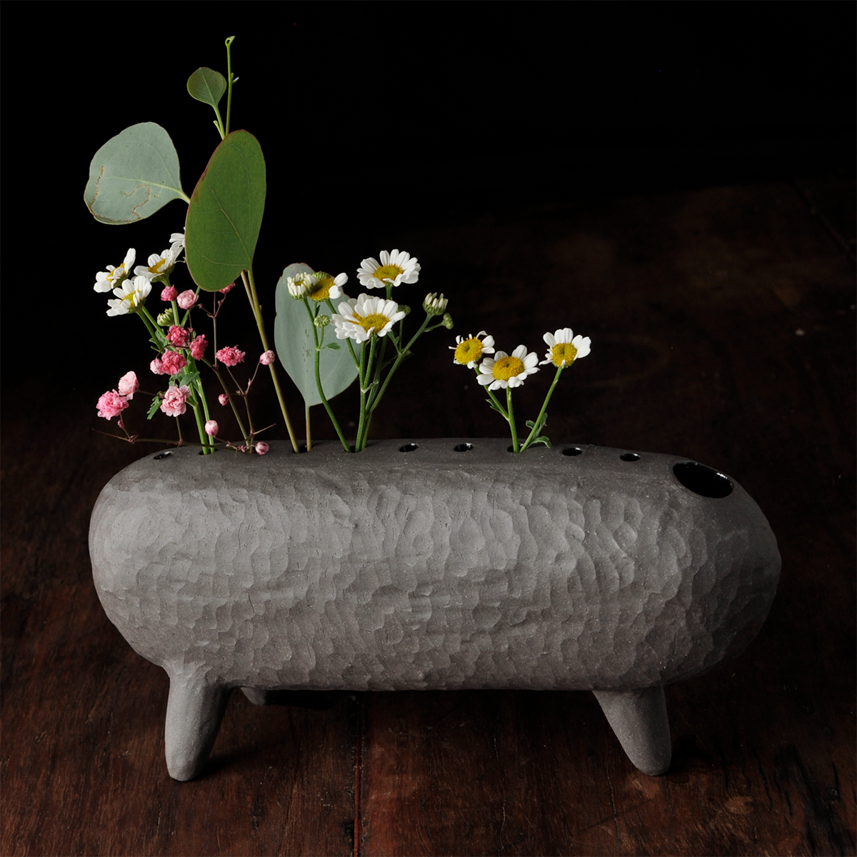 Flower Pony - Three legged vessel