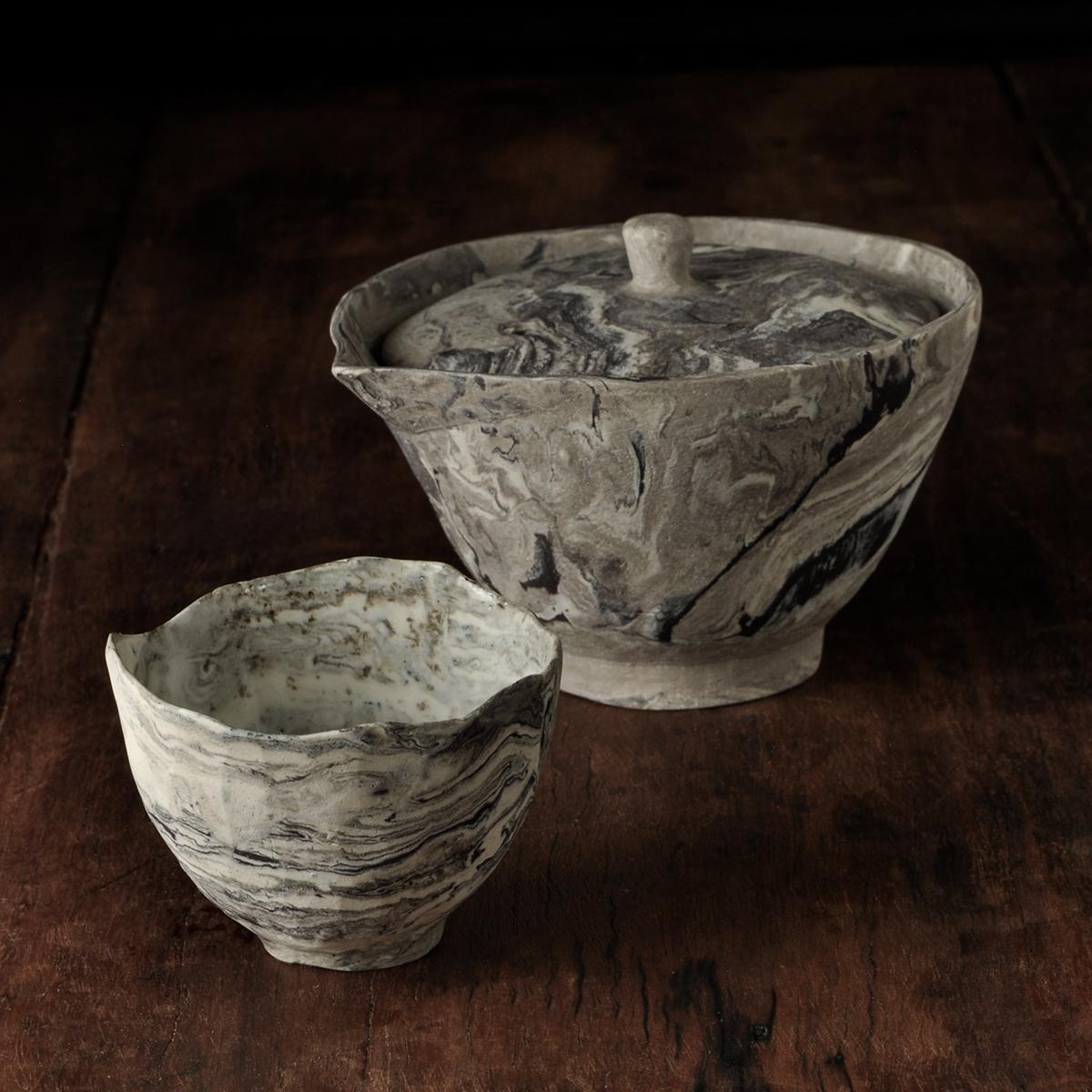 Green Tea Set - Houhin and cup for one