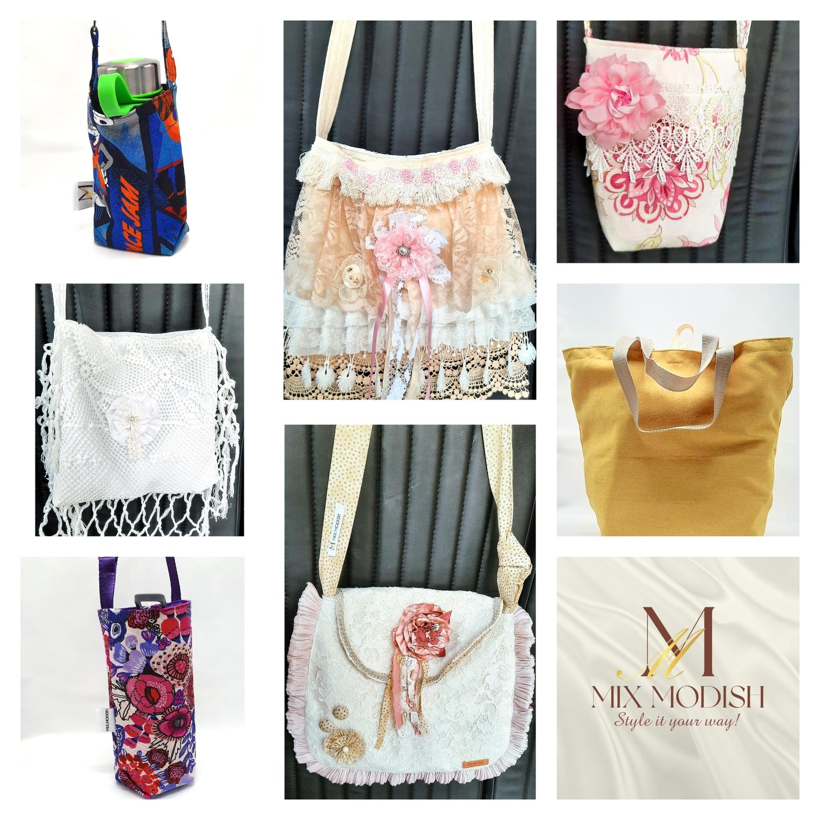 Handcrafted bags available in wide variety of styles and colours.
