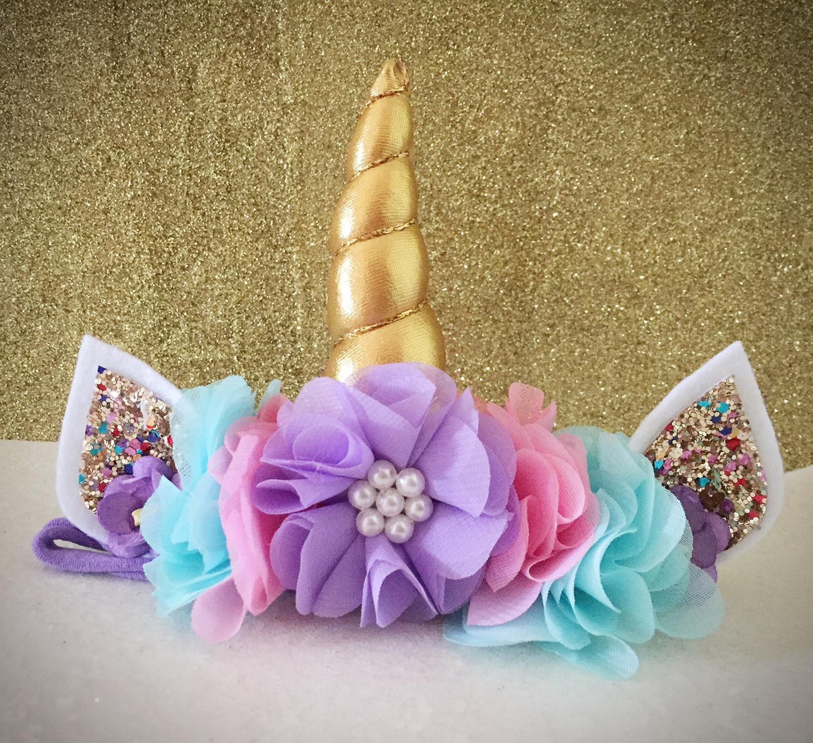Handmade unicorn headbands