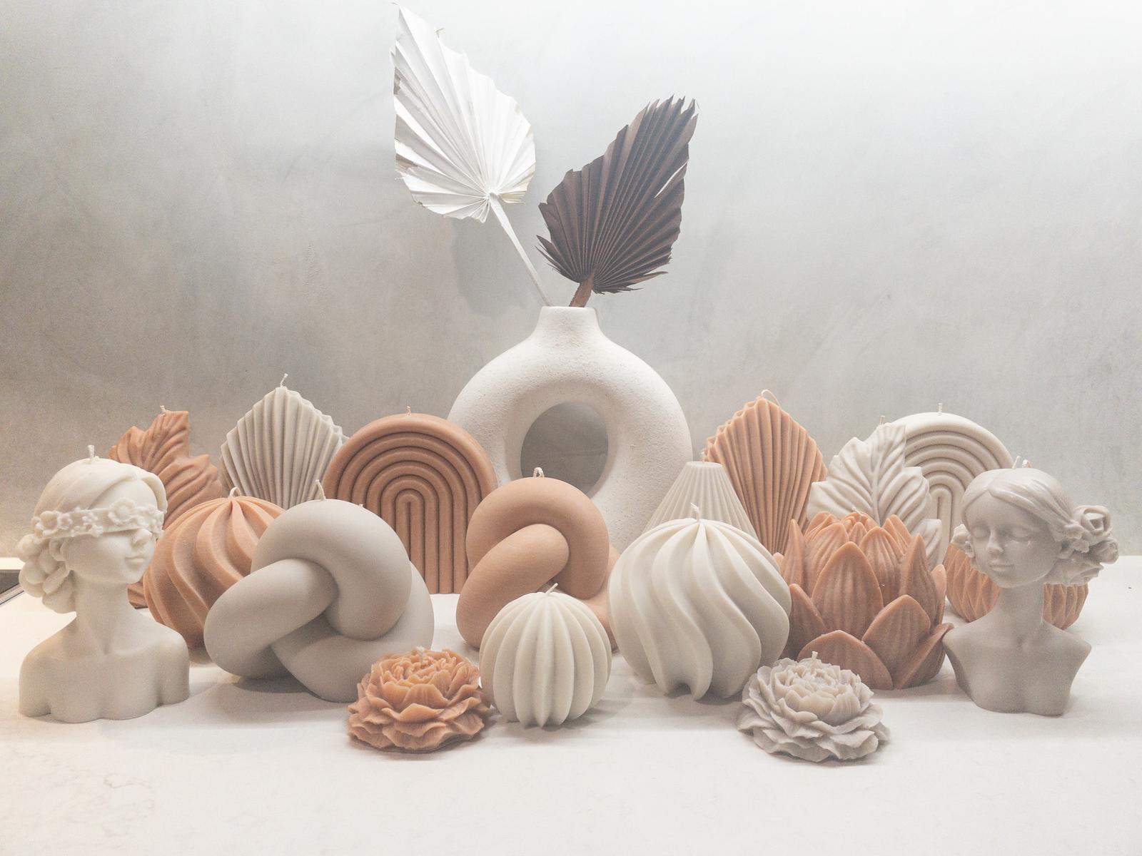 Beautiful handcrafted soy wax candles