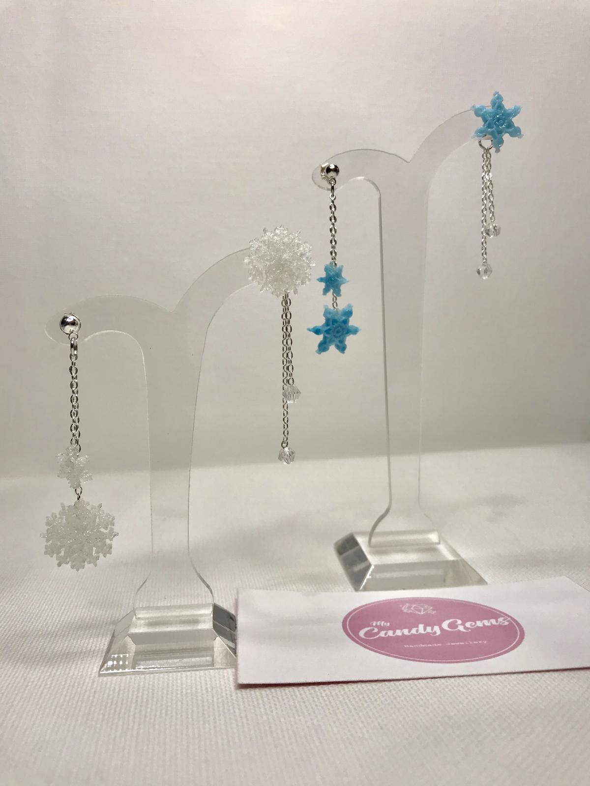 Snowflake earrings