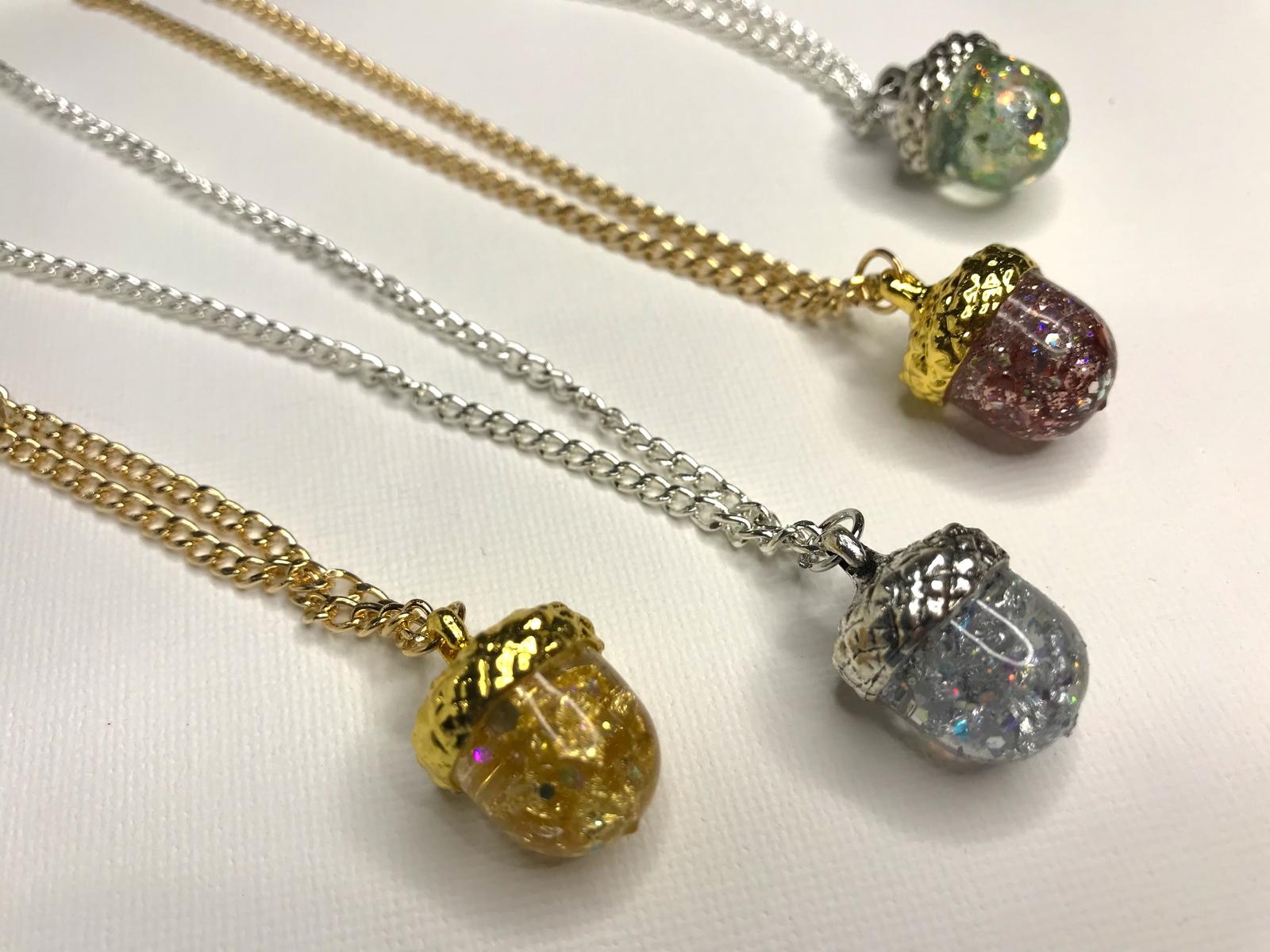 Acorn necklaces
