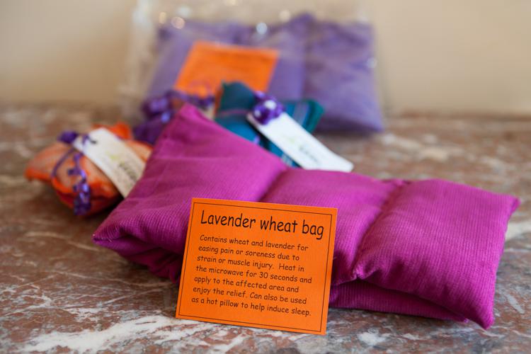 Lavender pillows and wheat bags