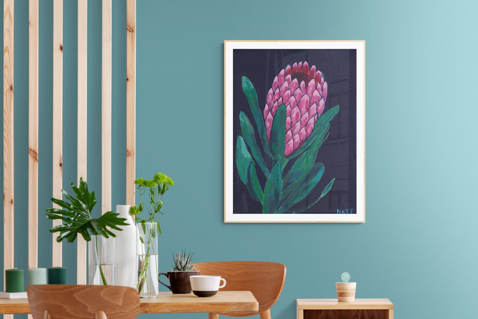 'Pouty Protea' print