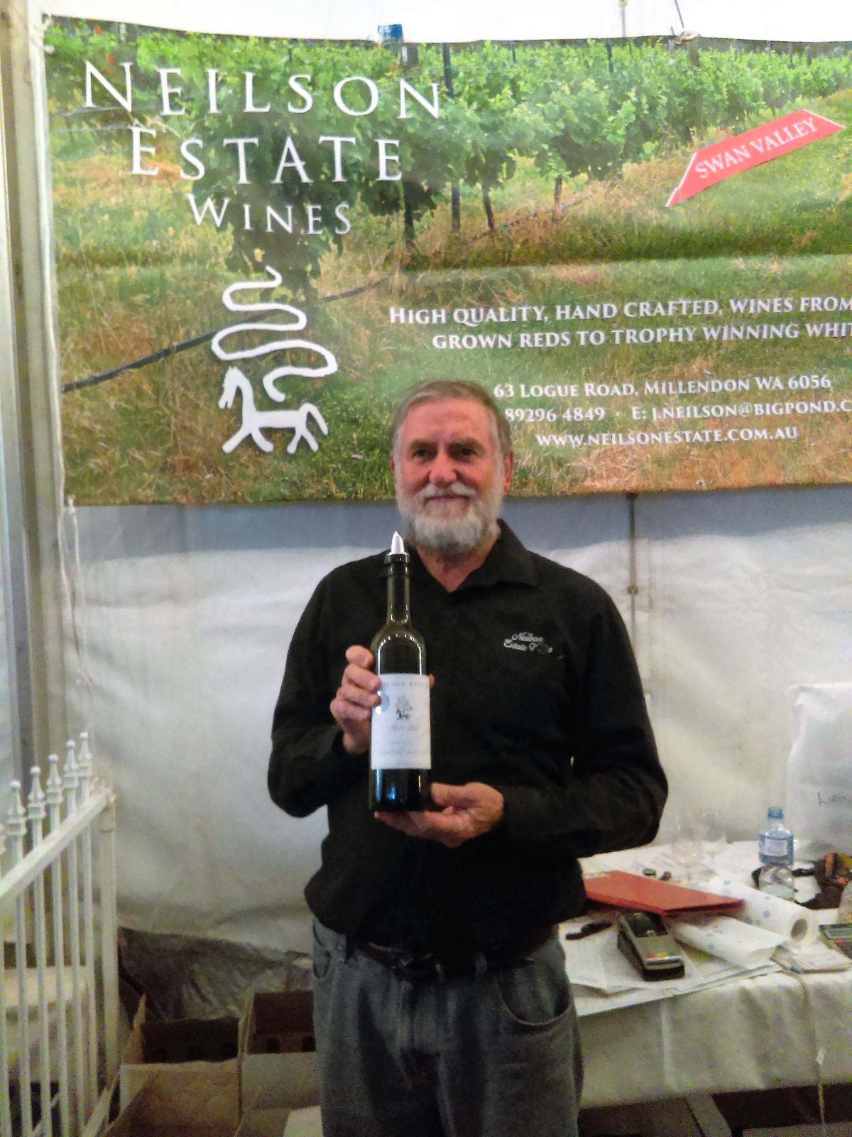 Jim Neilson at a recent wineshow