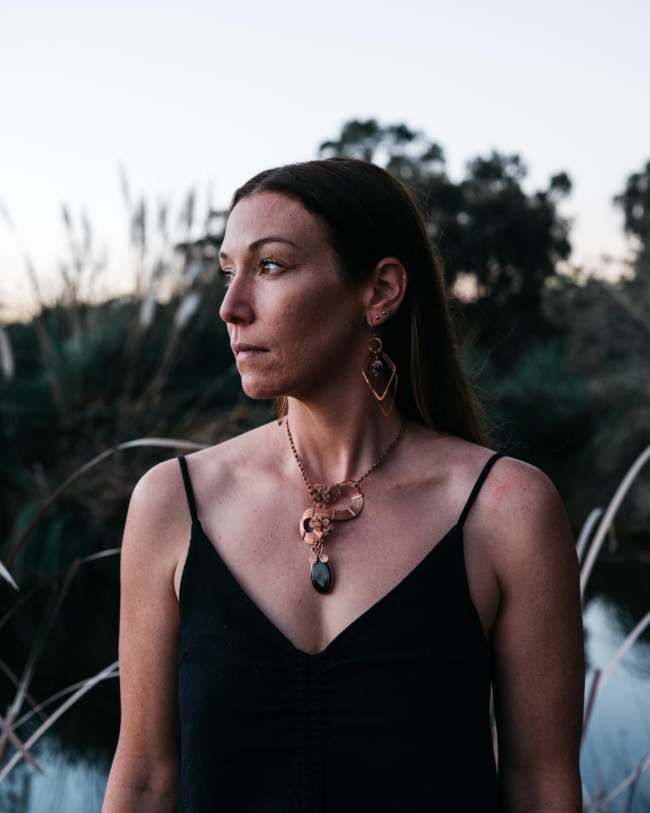 La Serpiente Collection Choker and Earrings