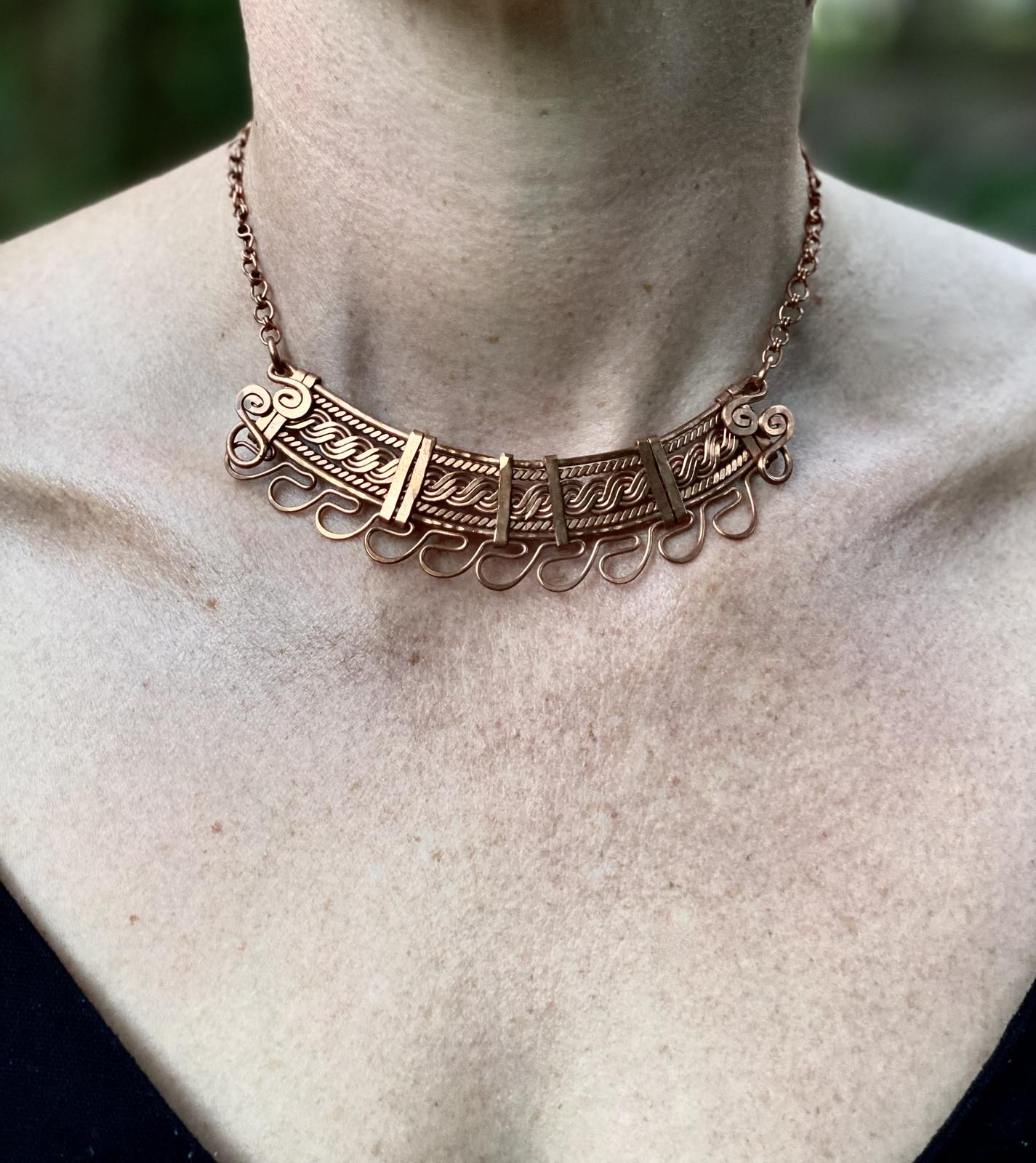 'Olita' Copper Choker