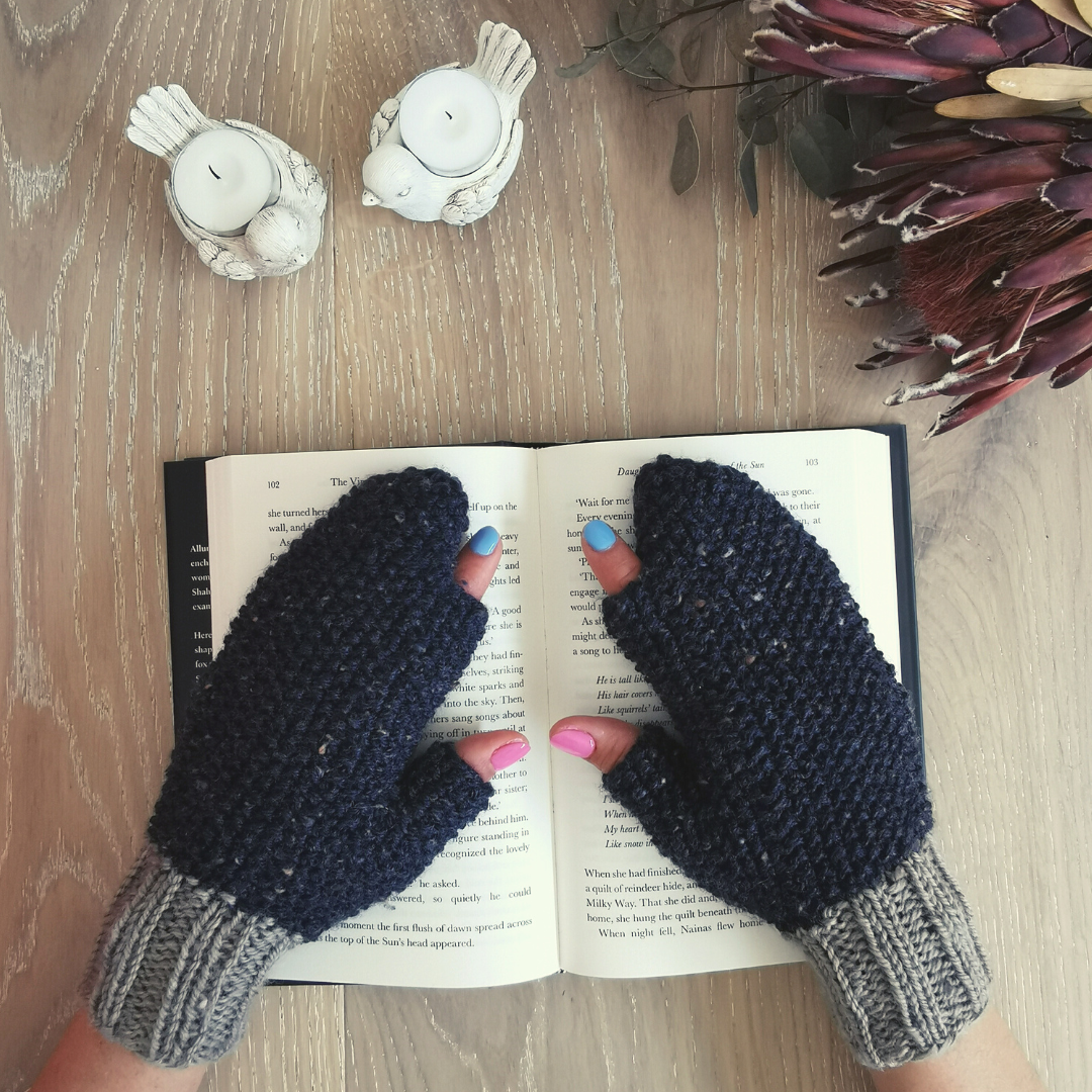 Moss Page Turner Mittens