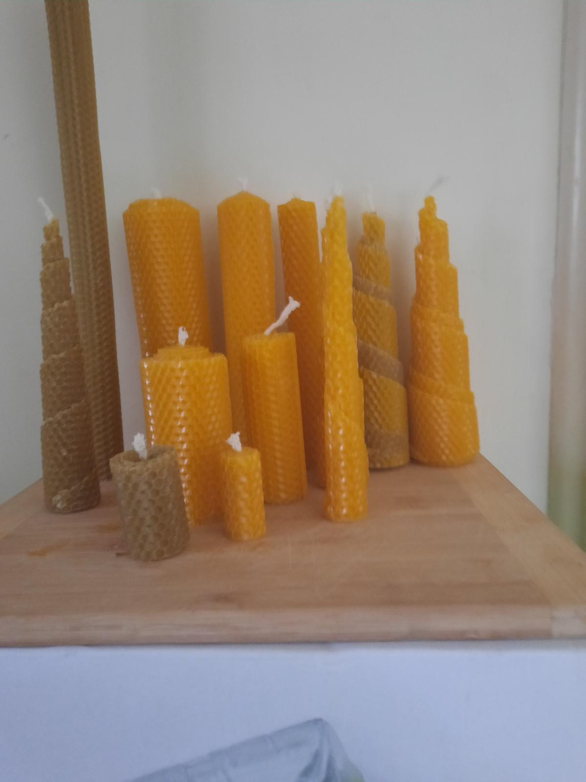 Nur Beeswax Rolled CandleVarieties
