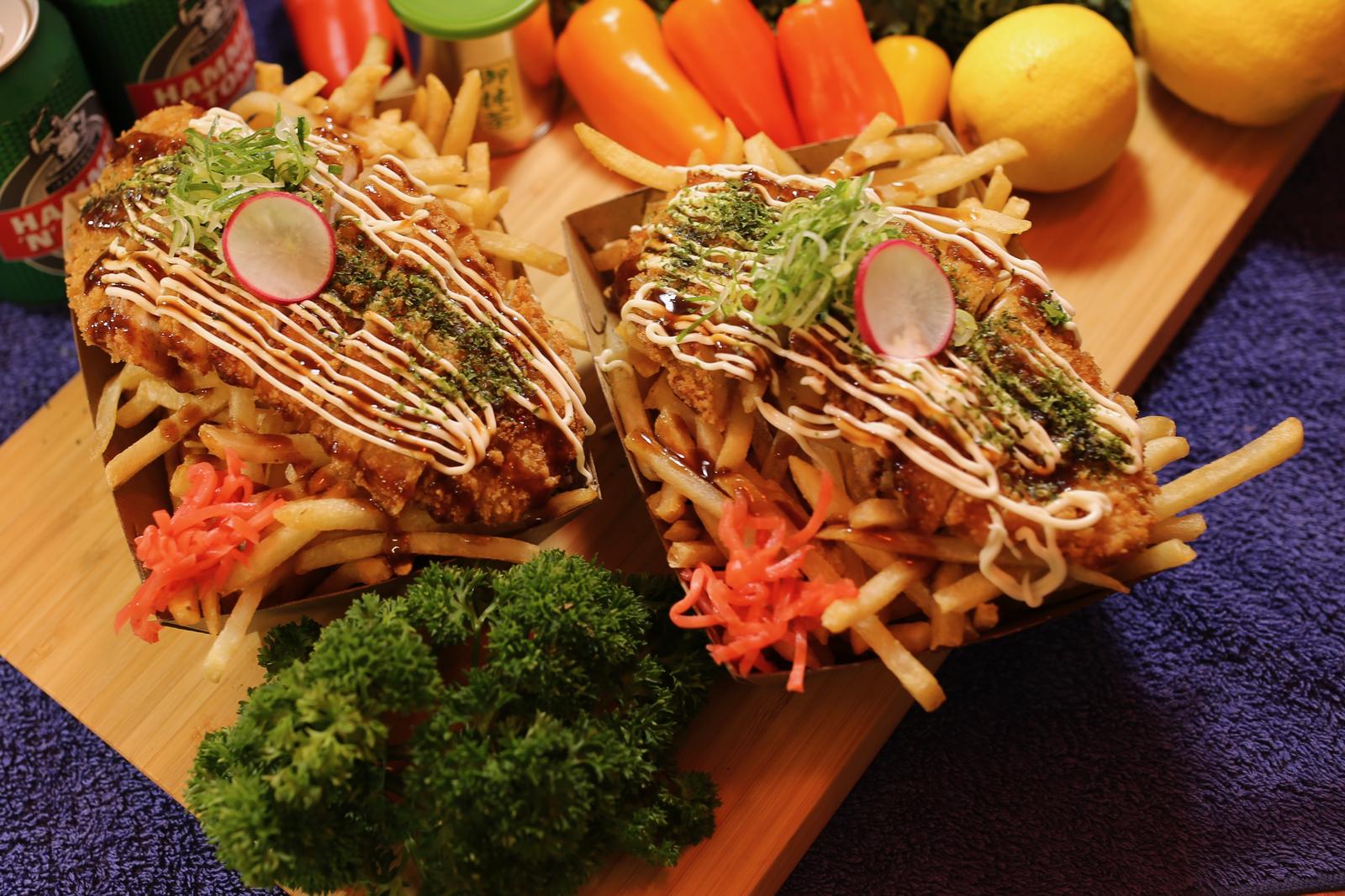 Chicken Katsu Loaded Fries