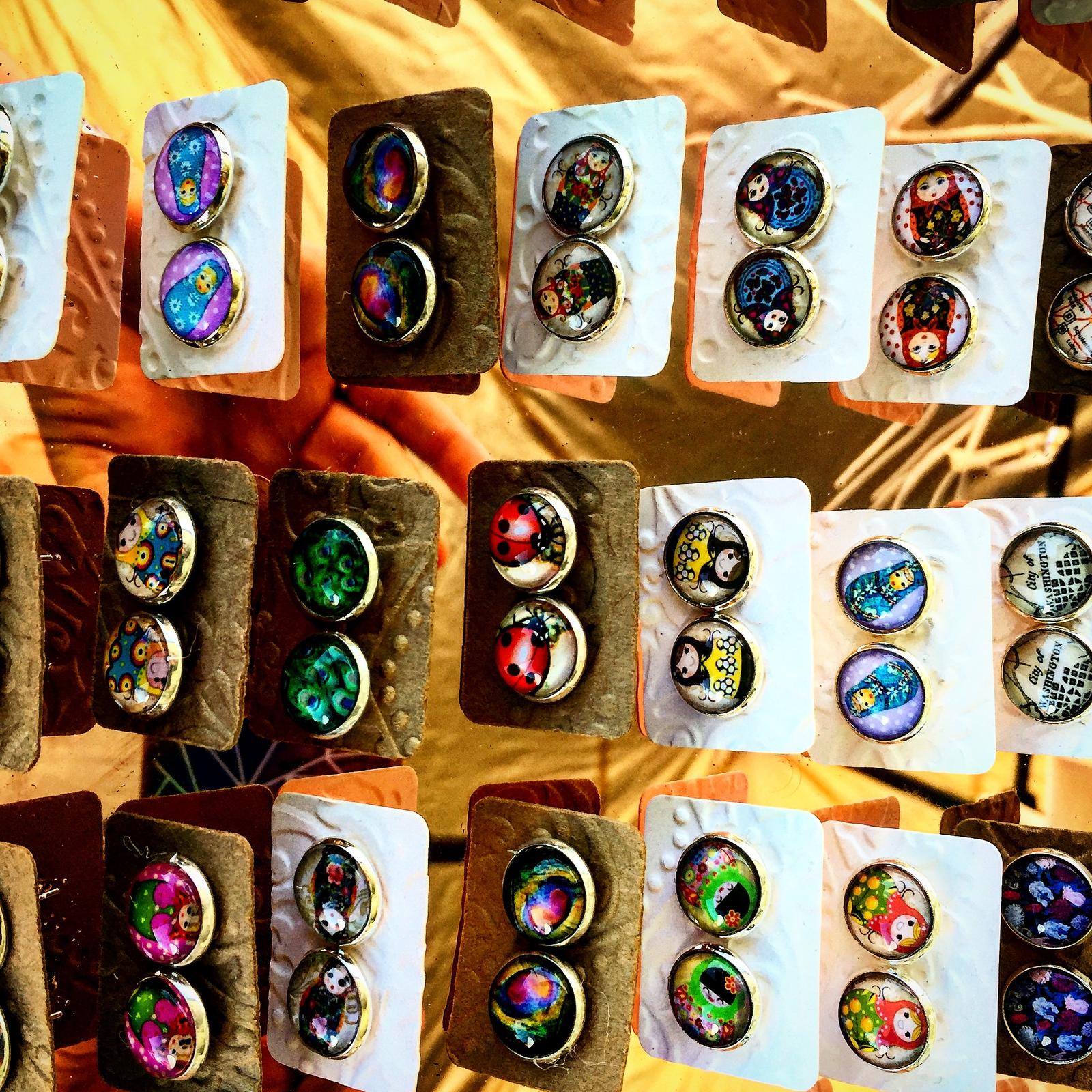 Sparkly earrings