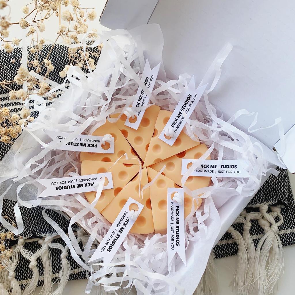 Mini Cheese Platter Scented Nature Soy Wax Candles