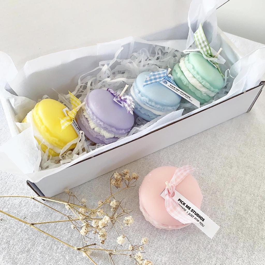 Handmade Macaron Soy Wax Scented Candle