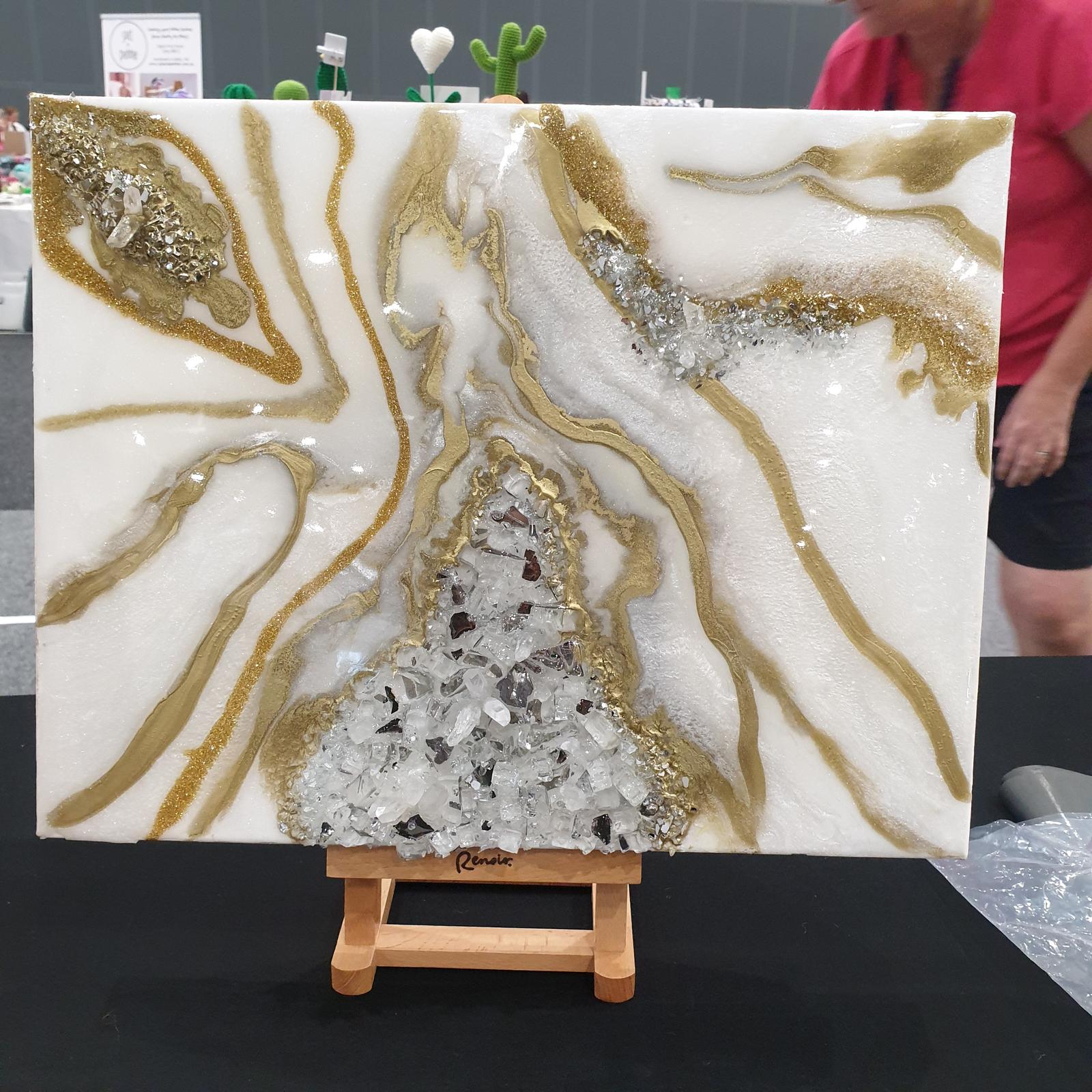 Geode art canvas