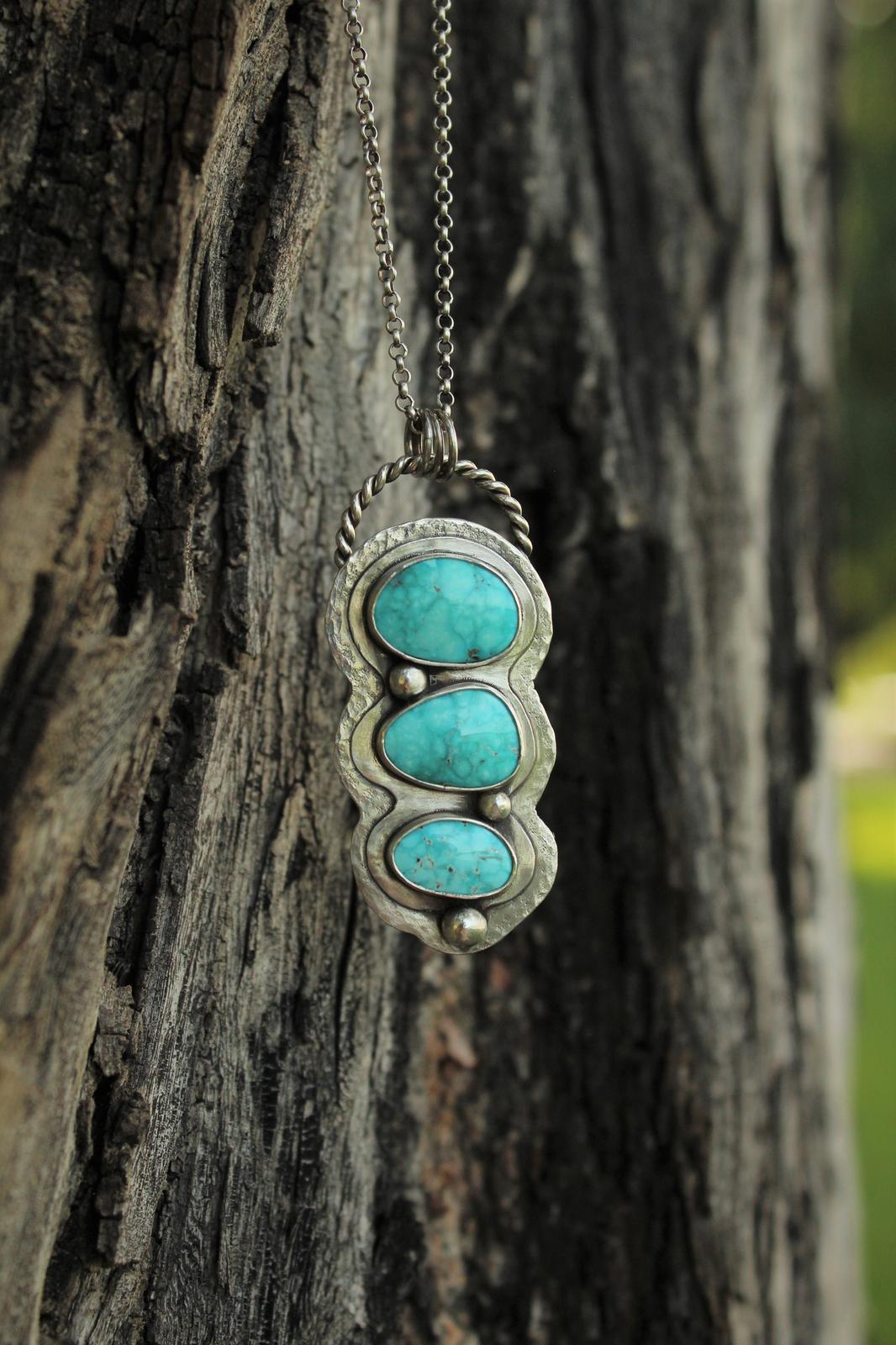 White Water Turquoise Necklace