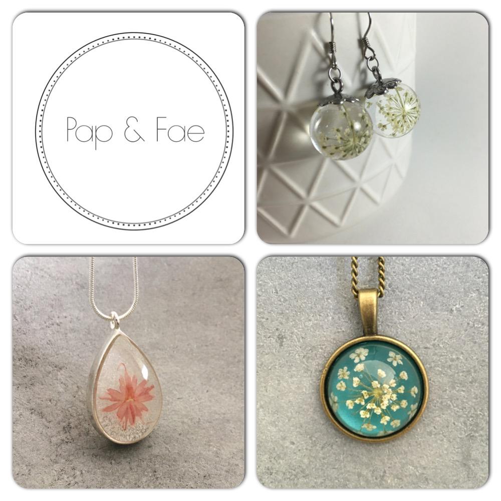 Pap&Fae Resin Flower Jewelry