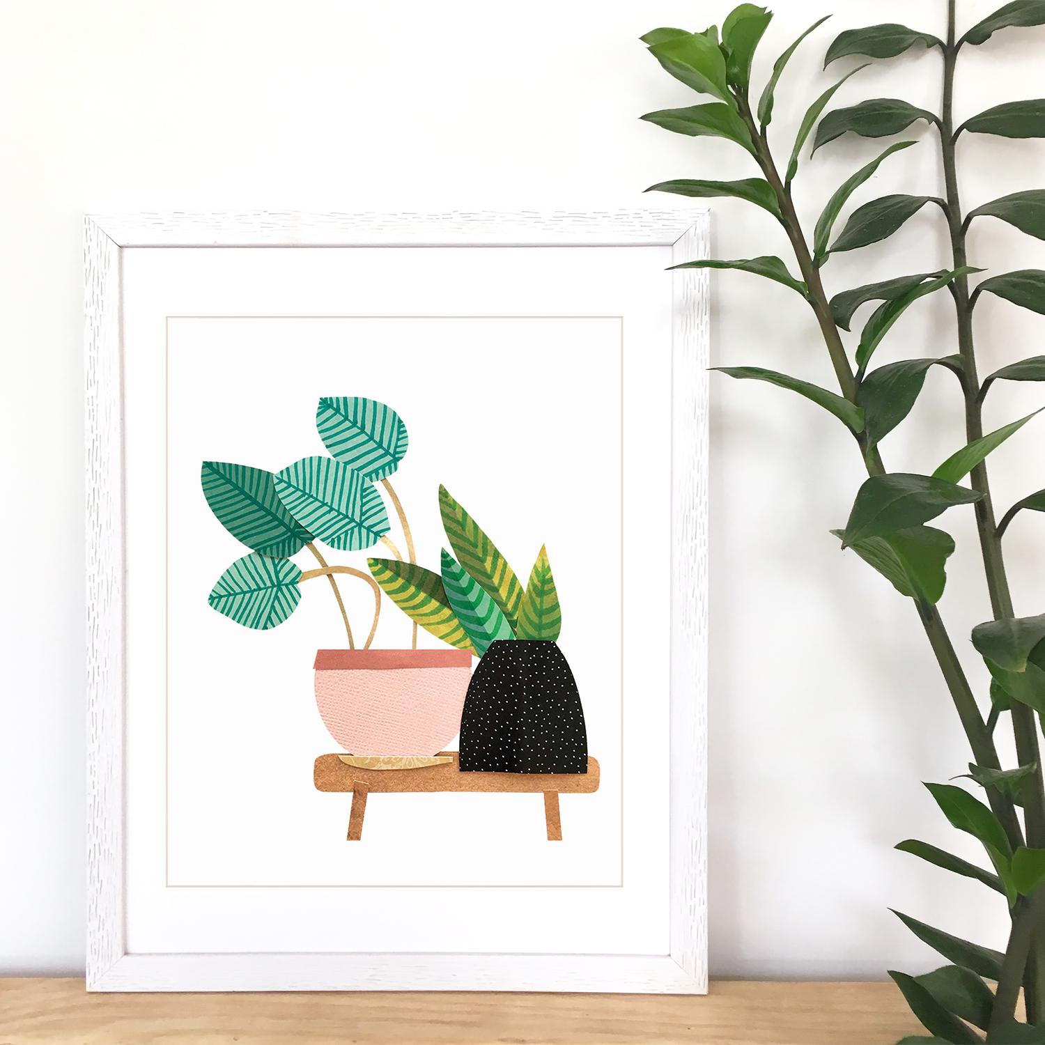 'Look At the Light' Framed Artprint