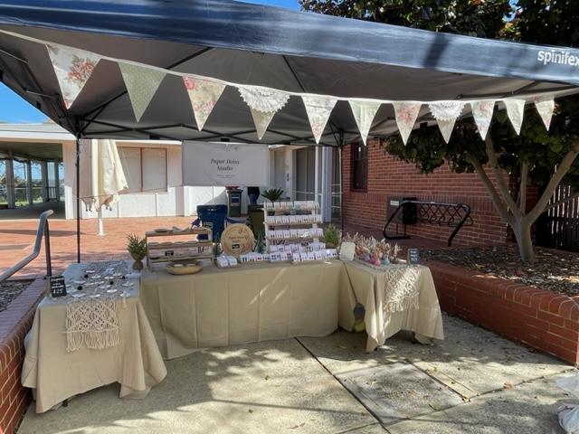 Full view of stall