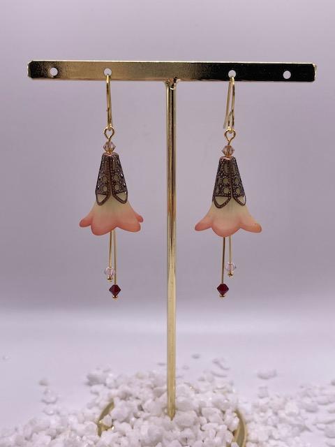 Lucite bell flowers