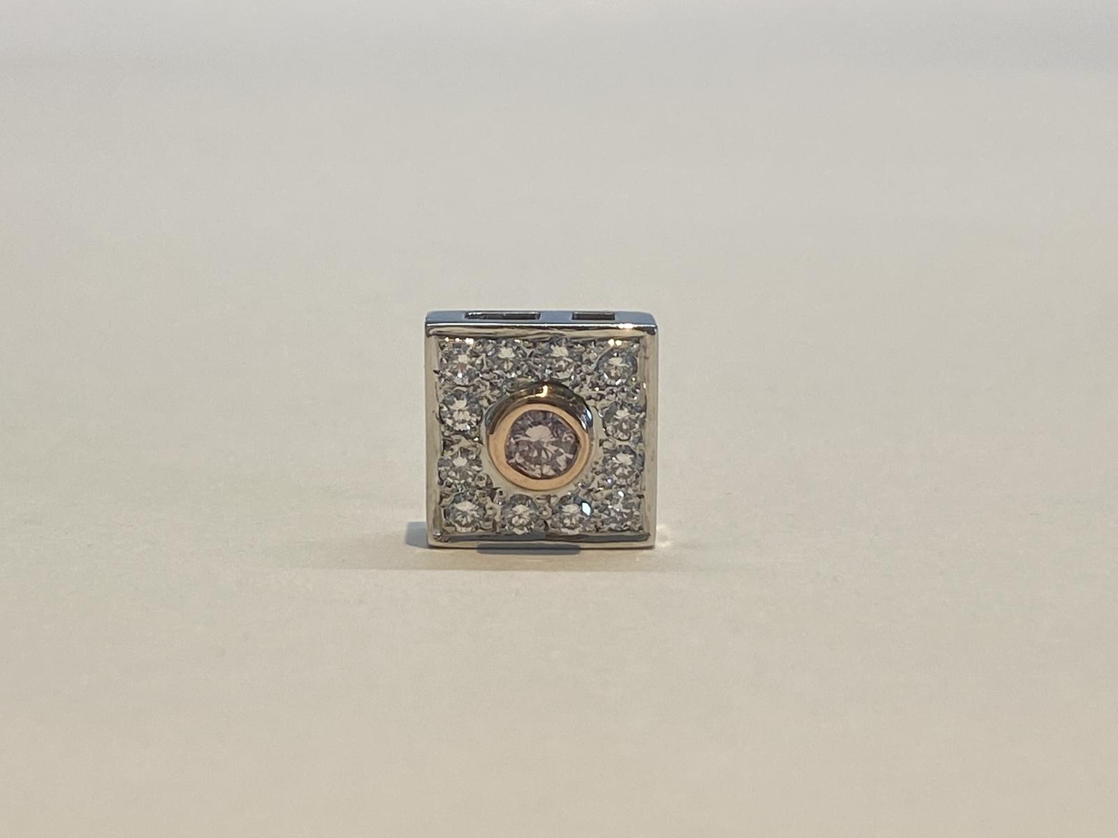 Certified Australian Pink Diamond Pendant