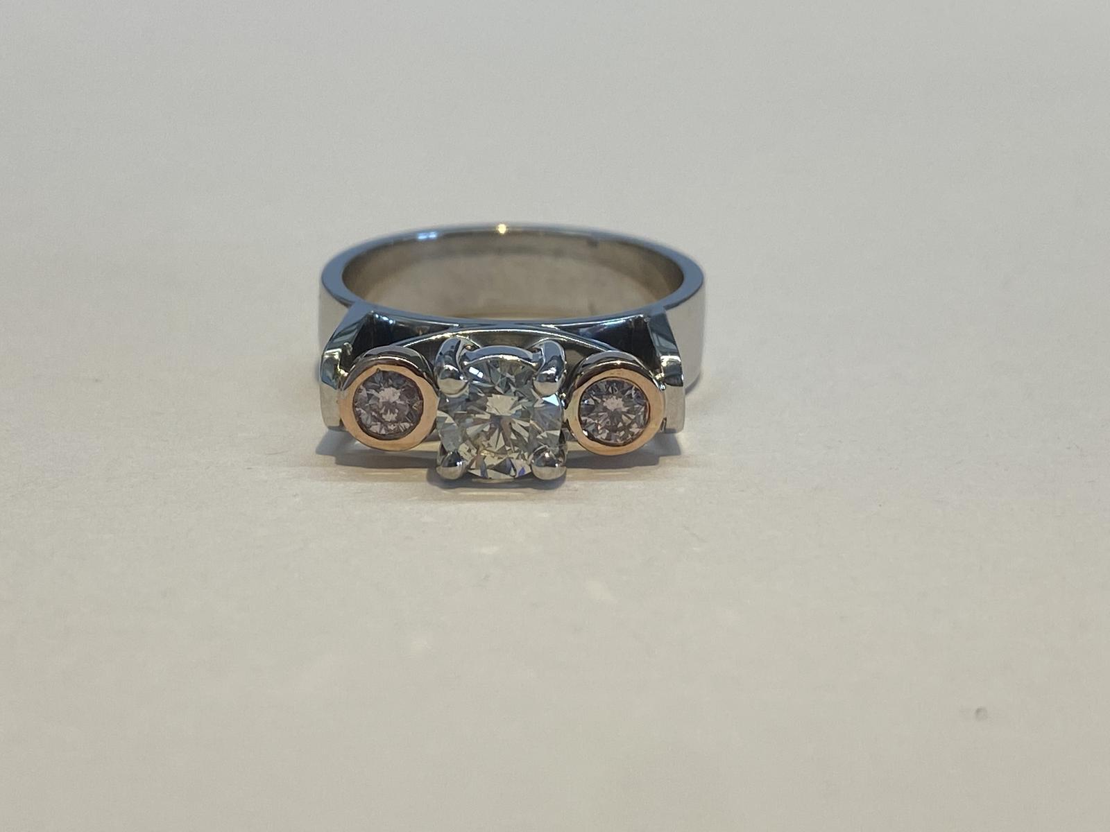 Certified Australian Pink Diamond Ring