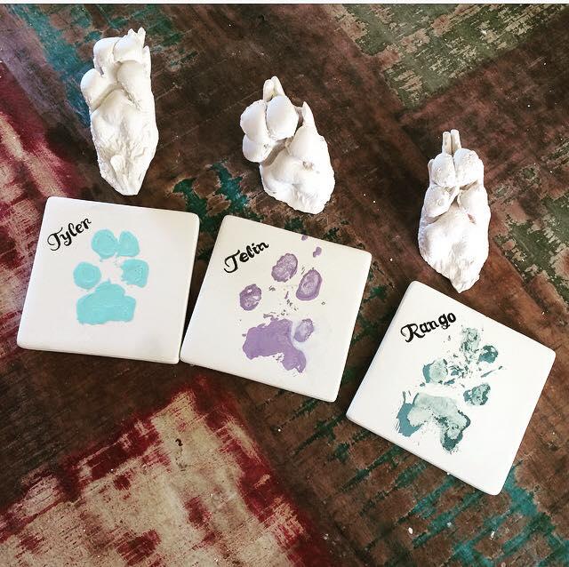 Paw Castings and Custom Paw Print Tiles