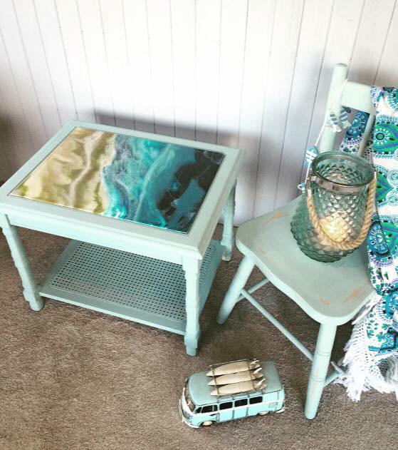 Resin Art Table