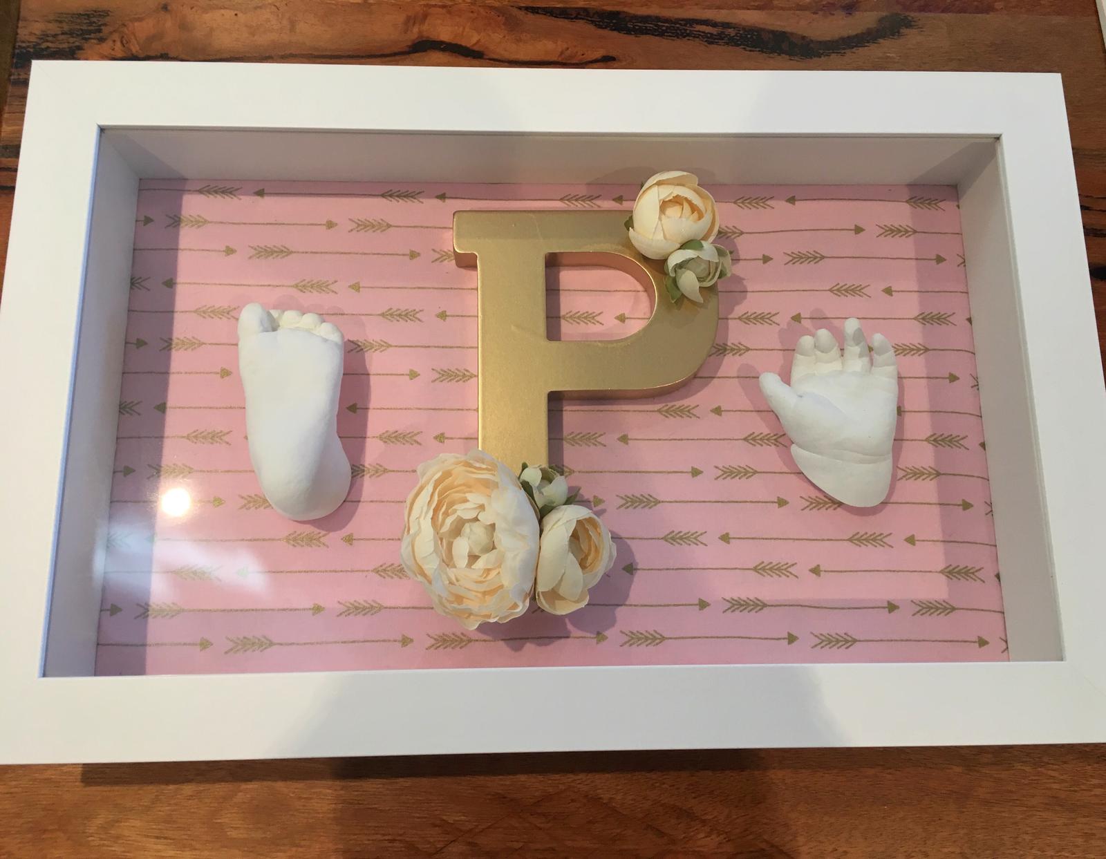 Framing with Floral Initial