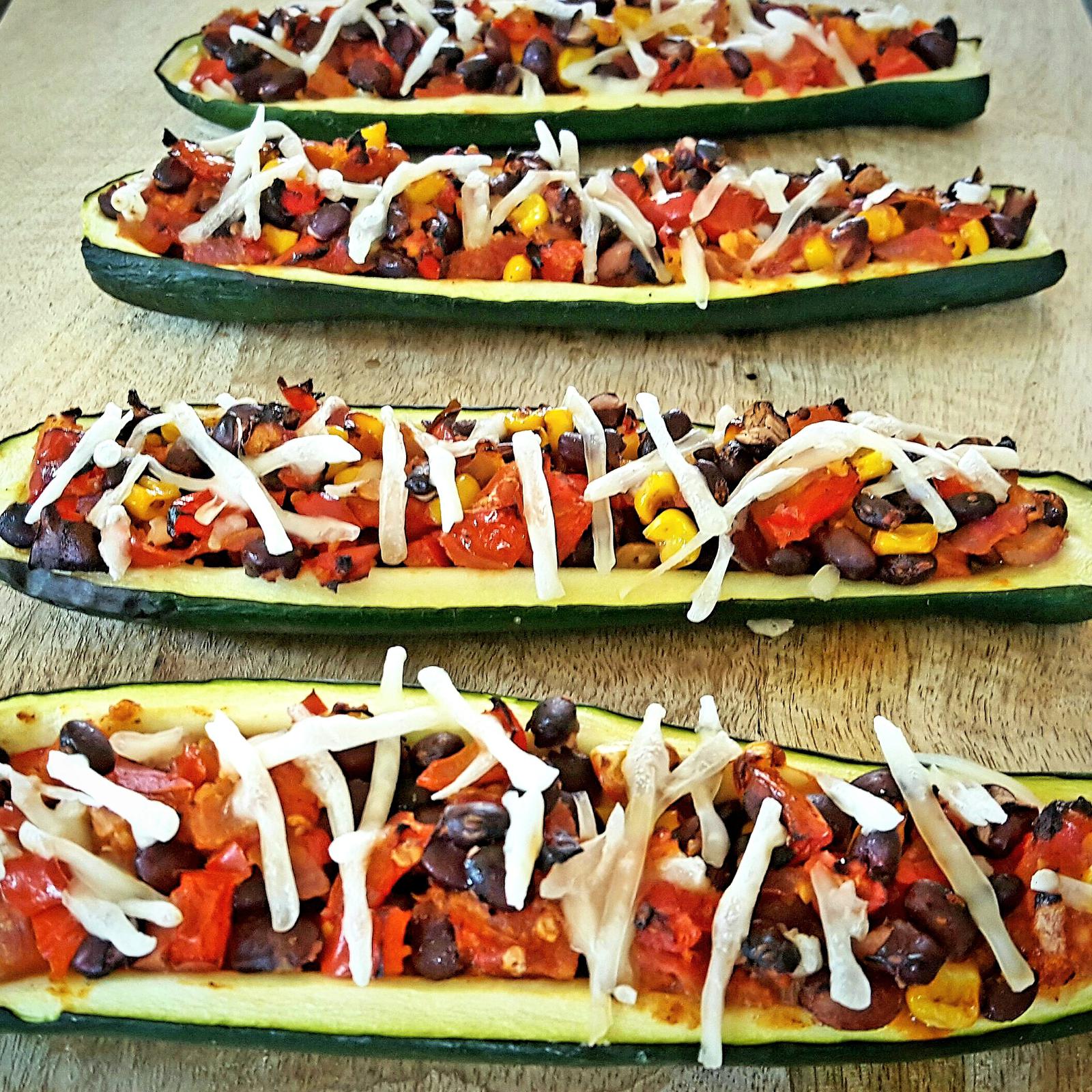 Zucchini Boat Seasoned with PICKLD Coriander Seasoning