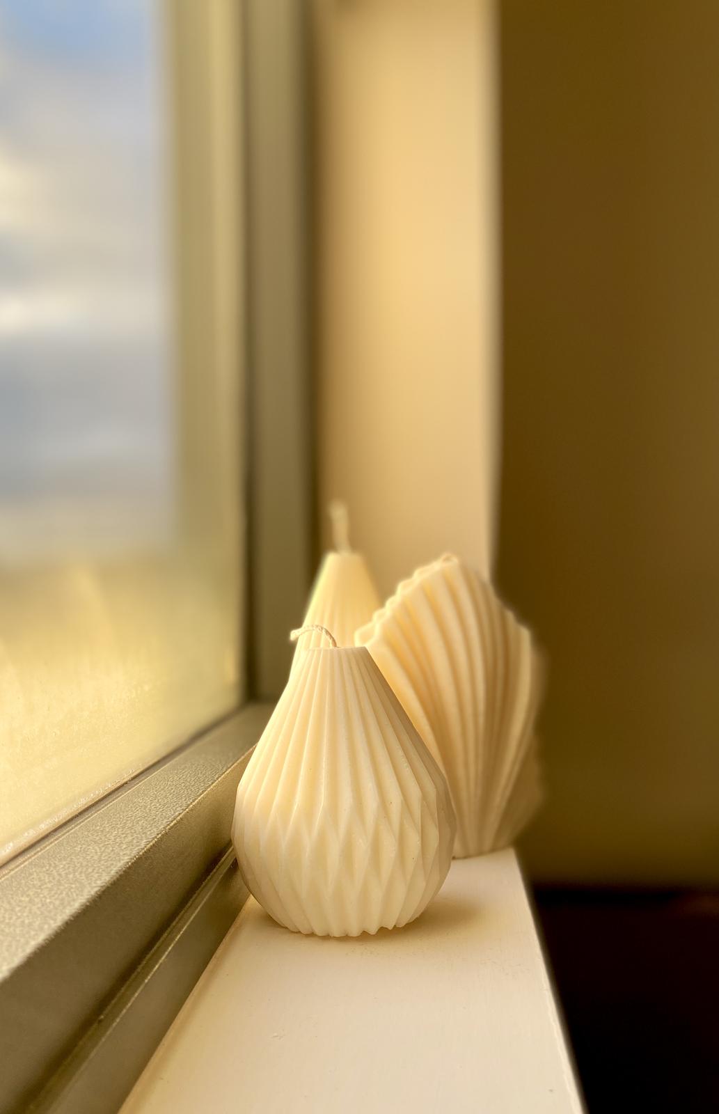 Architectural Soy Drip Candles