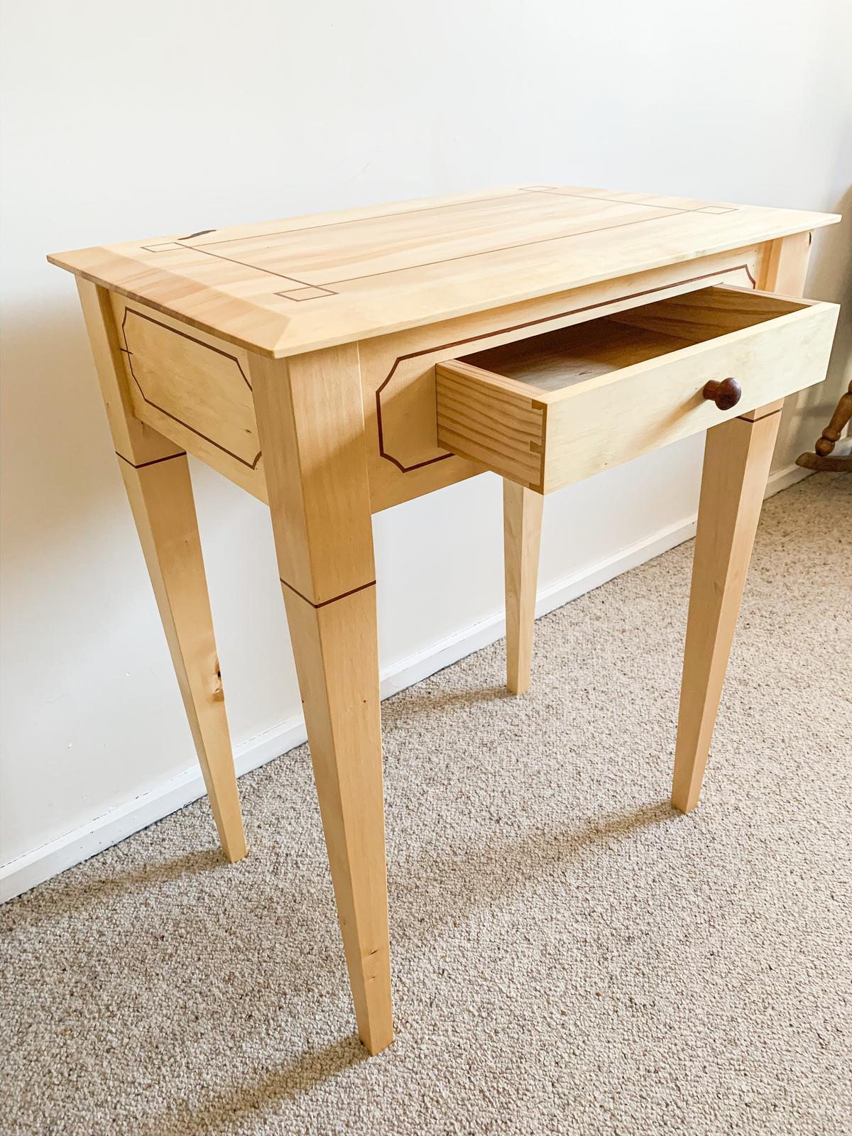 Huon pine hall table