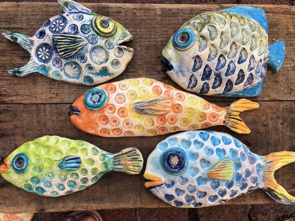 Fish wall pieces