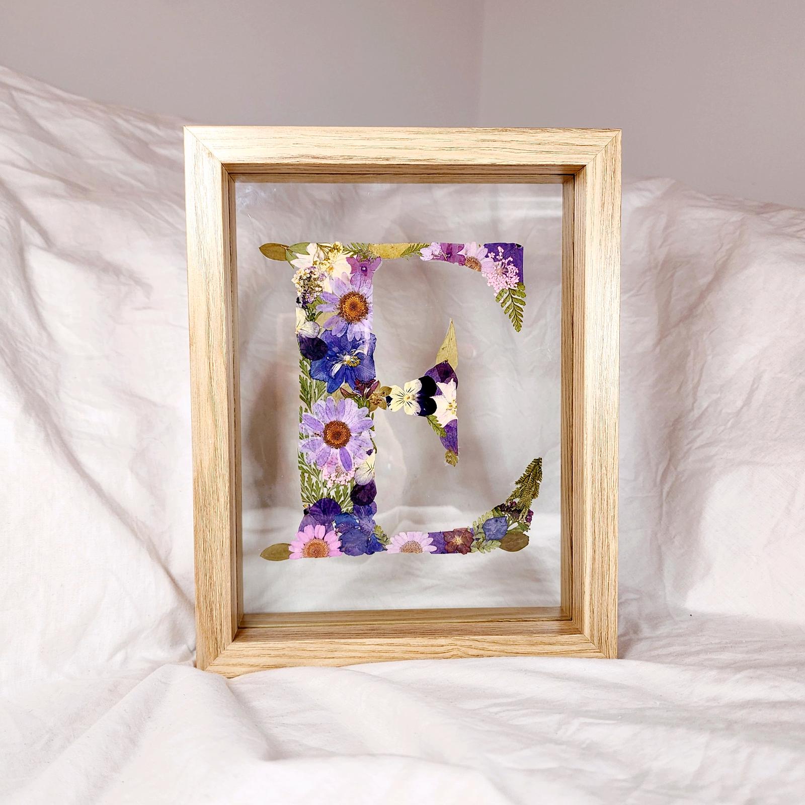 Floral Letter Frames