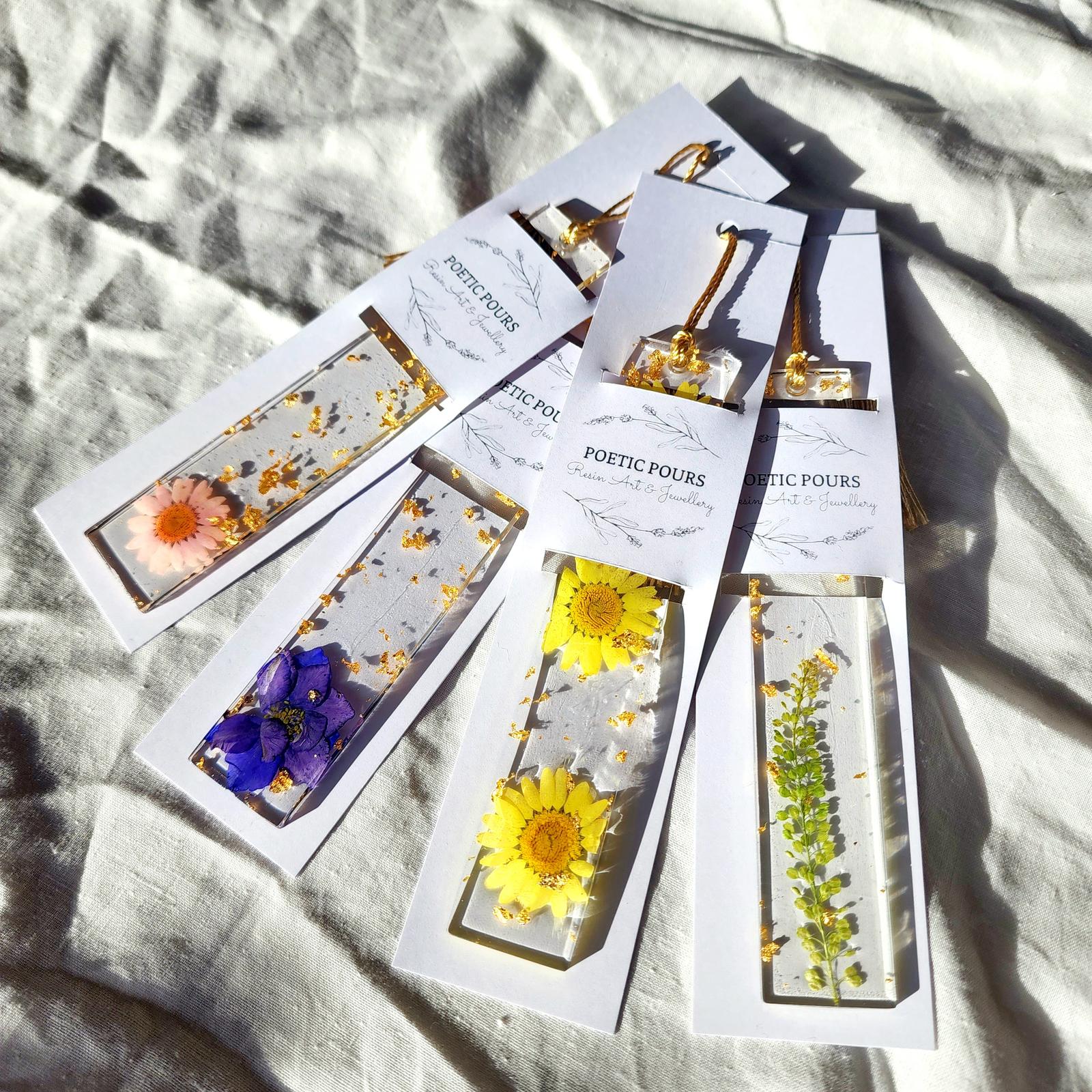 Floral bookmarks