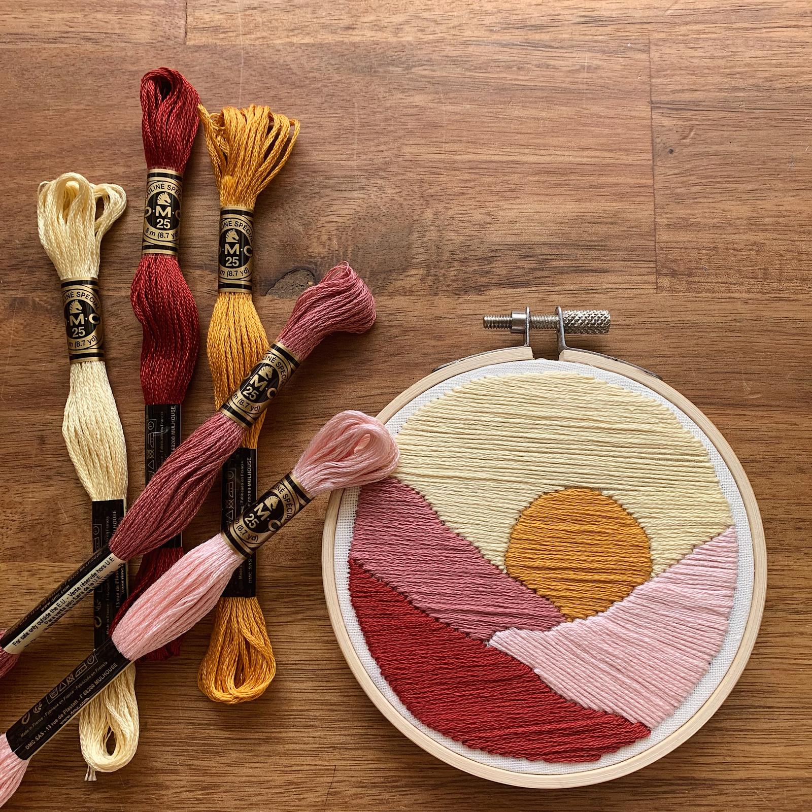 Sunset Embroidery Kit
