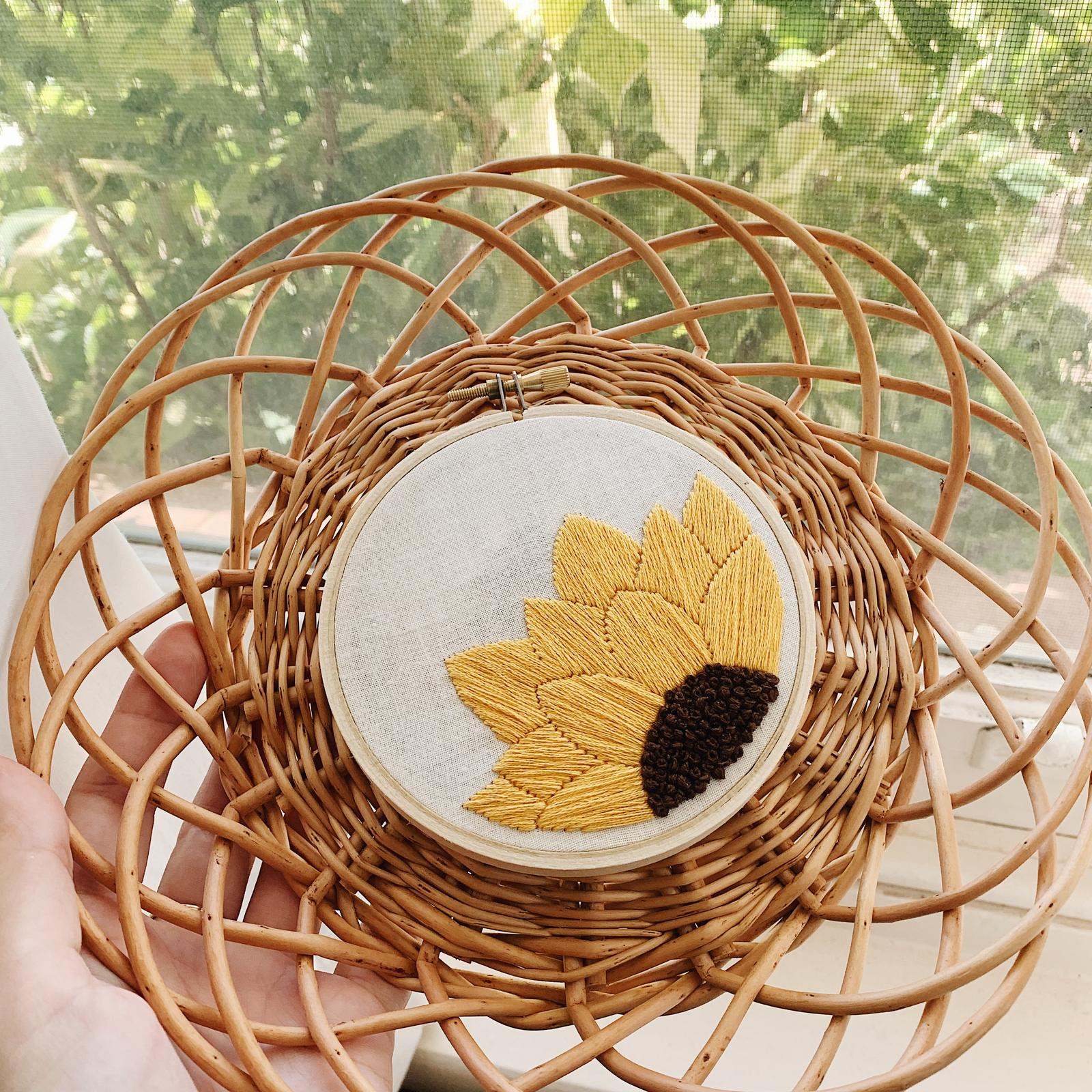 Sunflower Embroidery Kit
