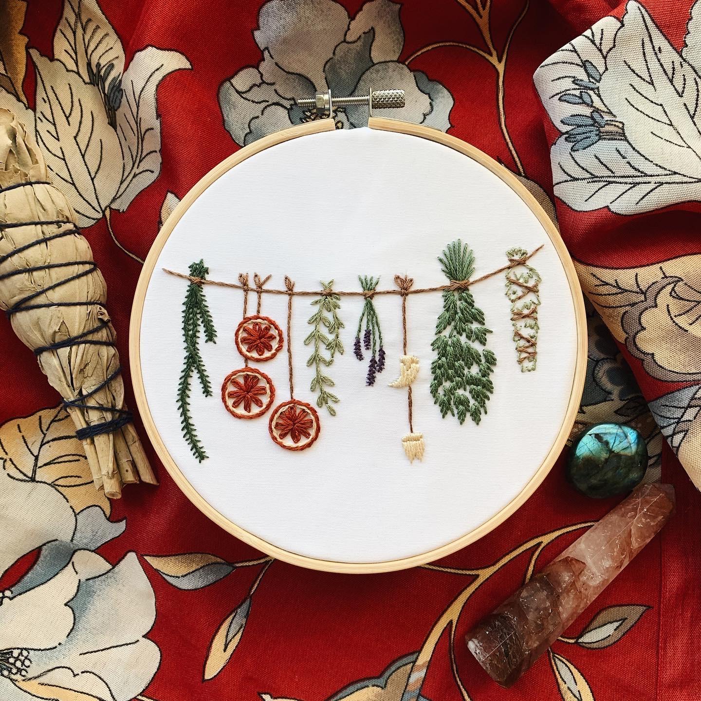 Witches Pantry Embroidery Kit