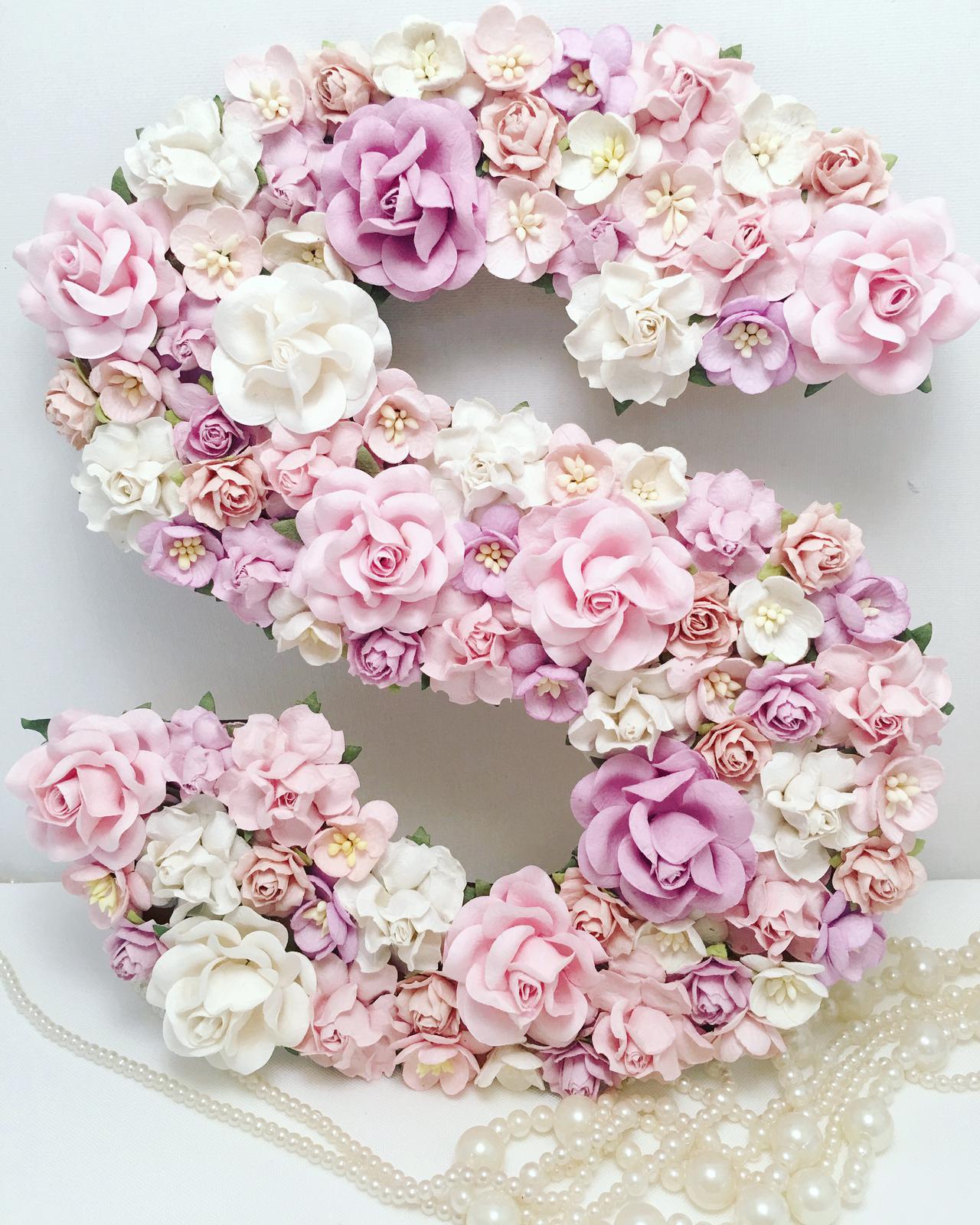25cm cherry blossom and roses