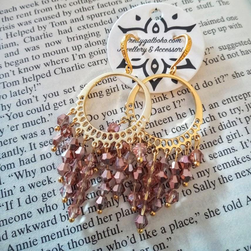 Crystal Champagne Earrings