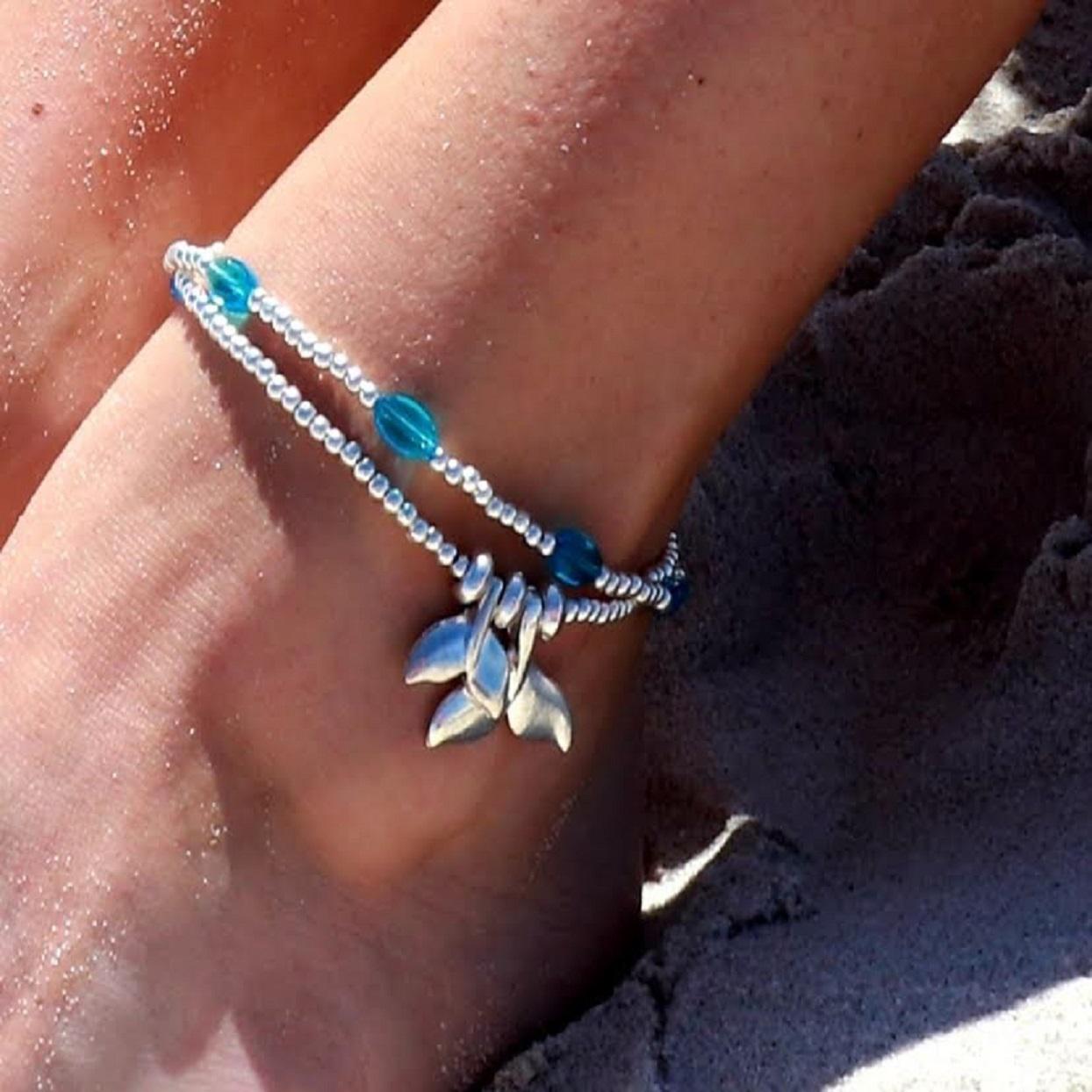 Handmade Mother & Babe Mermaid Anklet