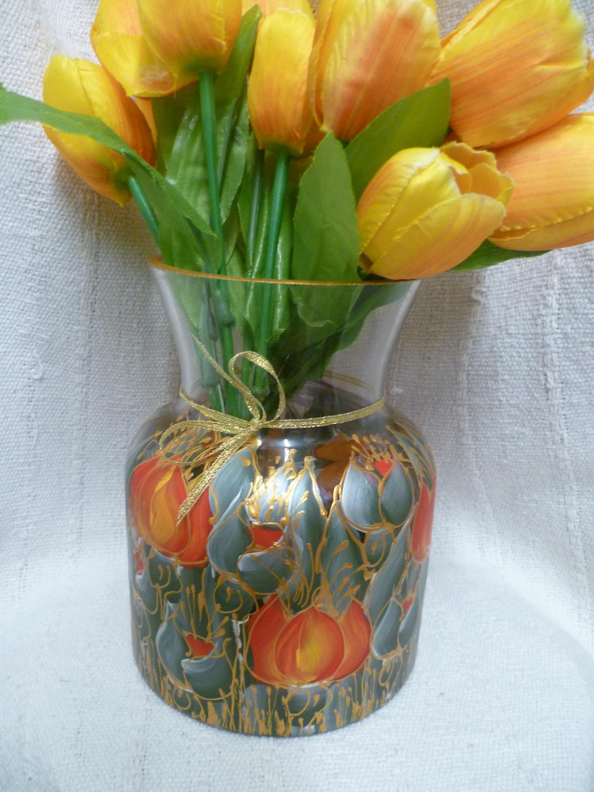 Tulips are blooming