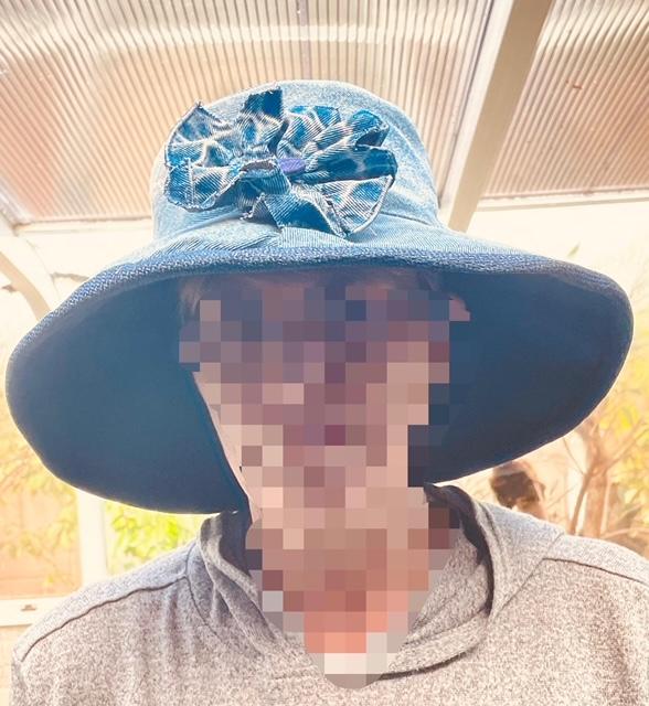 Denim sun hat