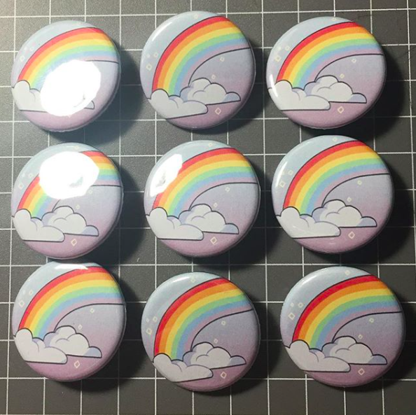 Rainbow Buttons