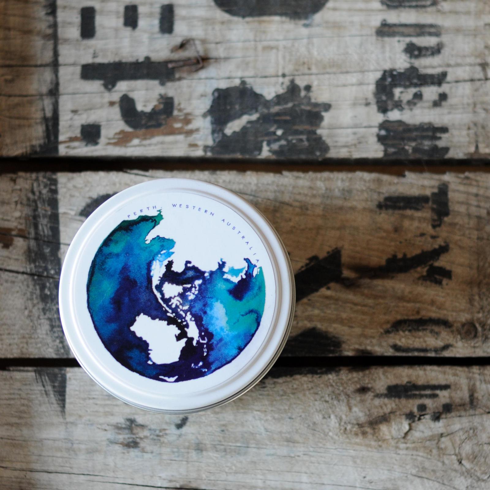 Perth Candles - collaboration with Claire Tincey Design