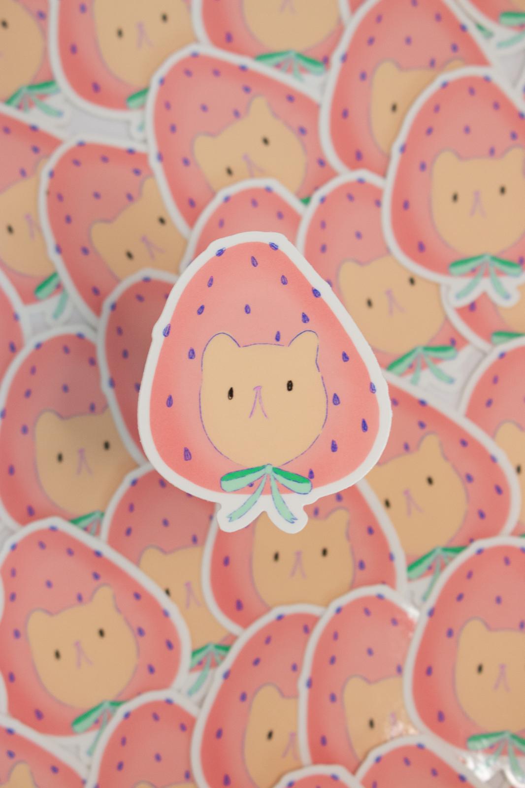 Strawberry Bear Cherub