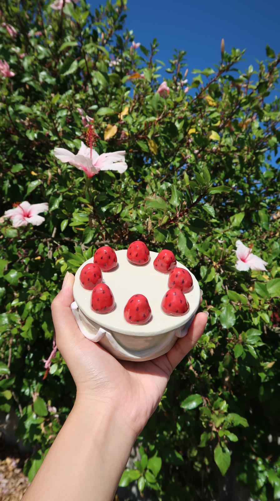 StrawberryCakeJar