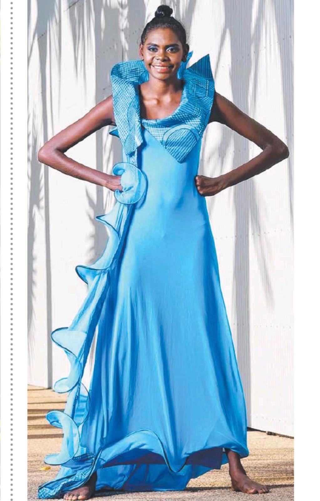 Miss World Australia 2016 wearing Sally-Anne Lyons